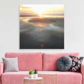 Zandcirkel Canvas #1 Afdruk (Insitu (Woonkamer))