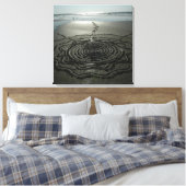 Zandcirkel Canvas #2 Afdruk (Insitu (Slaapkamer))