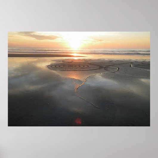 Zandcirkelvormige Poster #1 (Voorkant)