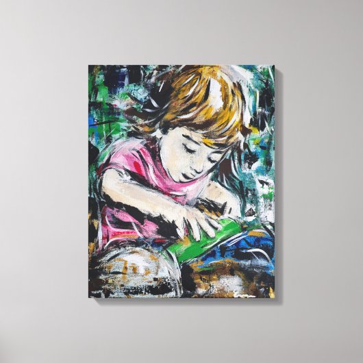 Zandconcentraat Canvas Afdruk (Voorkant)