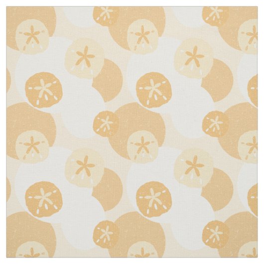 Zanddollar Abstract kustpatroon Stof (Swatch)