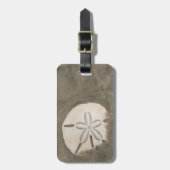 Zanddollar (Echinarachnius parma) Bagagelabel (Voorkant verticaal)