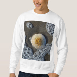 Zanddollar en Surf Beach Foto Heren Sweatshirt