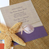 Zanddollar en zeesterren ontvangst kaart