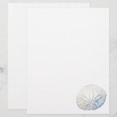 Zanddollar foto briefpapier briefhoofd (Voorkant / Achterkant)