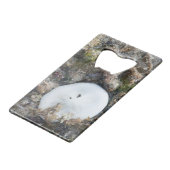 Zanddollar in het Fiji-rif bij laag tij Creditkaart Flessenopener (Voorkant Gekanteld)