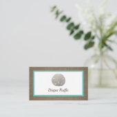 Zanddollar & Jute Luier Raffle Ticket (Staand voorkant)