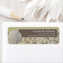 Zanddollar Kant,  Strand Bruiloft Etiket