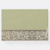 Zanddollar Kant,  Strand Bruiloft Gastenboek (Achterkant)