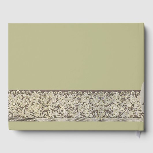 Zanddollar Kant, Strand Bruiloft Gastenboek (Achterkant)