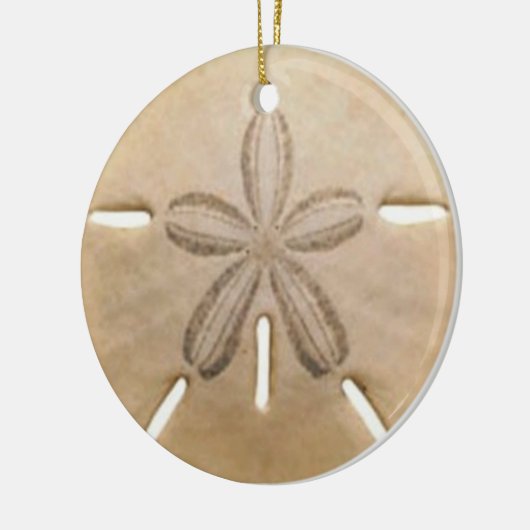 Zanddollar Keramisch Ornament (Links)