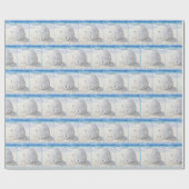 Zanddollar met inspirerende quote cadeaupapier (Vlak)