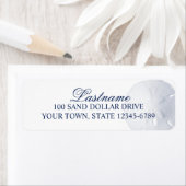 Zanddollar Navy Blue Etiket (Insitu)