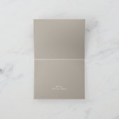 Zanddollar, Ocean Blue Beach Bruiloft Dank u Bedankkaart (Binnen)