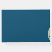 Zanddollar, Ocean Blue Beach Bruiloft Gastenboek (Achterkant)