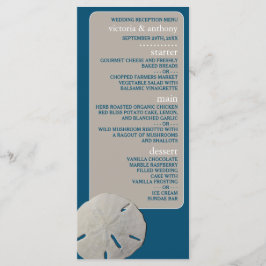 Zanddollar, Ocean Blue Beach Bruiloft Menu