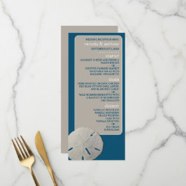 Zanddollar, Ocean Blue Beach Bruiloft Menu