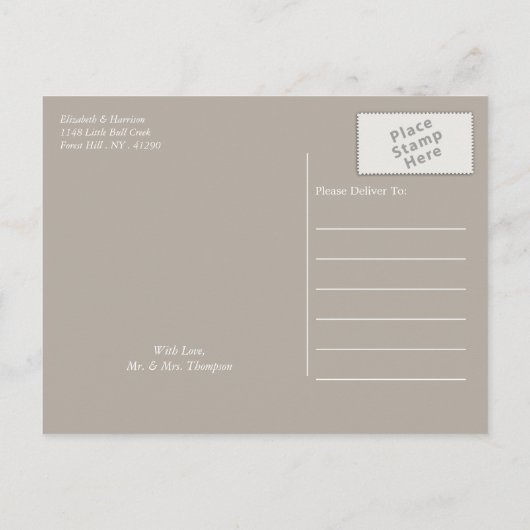 Zanddollar Ocean Blue Beach Bruiloft Save the Date Aankondigingskaart (Achterkant)