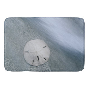 Zanddollar op strand Sanibel Island, Florida Badmat
