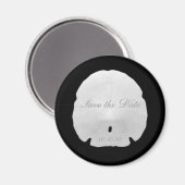 Zanddollar Save the Date Magnet (Voorkant / Achterkant)
