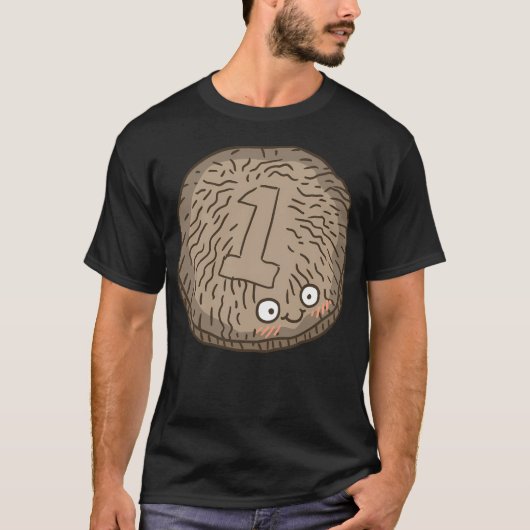Zanddollar Schattige. T-shirt (Voorkant)