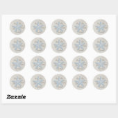 Zanddollar Starfish Gem Ronde Sticker (Vel)