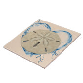 zanddollar tegeltje (Zijkant)