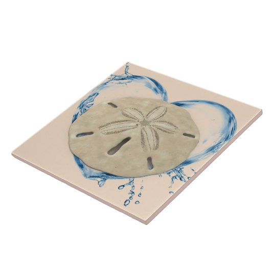 zanddollar tegeltje (Zijkant)