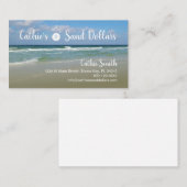 Zanddollar Visitekaartje (Voorkant / Achterkant)