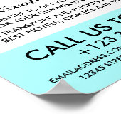 Zanddollar, zeeduivel, zeepaardje, reisagent poster (Hoek)