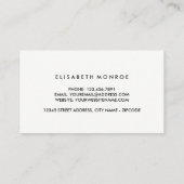 Zanddollar, zeeduivel, zeepaardje, reizen en toeri visitekaartje (Achterkant)