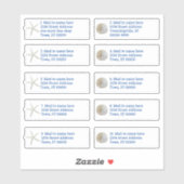 Zanddollar Zeesterren Wit Individuele Verzending Sticker (Vel)