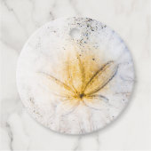 Zanddollargunst/geschenk Labels (Voorkant)