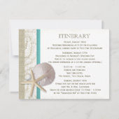 Zanddollarkant en -parel kaart (Voorkant)