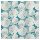 Zanddollars Patroon Blauw Stof (Swatch)