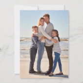 Zanddollarzeesterren Zeeen & Groeten Kerstmis Feestdagenkaart (Achterkant)