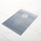 Zanddollazen Waterverf Beach Weddenschap Folie Uitnodiging (Gedraaid)