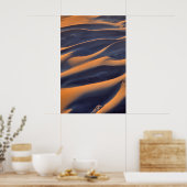 Zandduin Abstract Poster (Keuken)