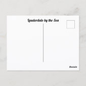 Zandduin en levensring fotografische kust briefkaart (Achterkant)