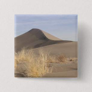 Zandduin-formaties. Bruneau Dunes State Park 2 Vierkante Button 5,1 Cm