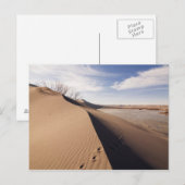 Zandduin-formaties. Bruneau Dunes State Park Briefkaart (Voorkant / Achterkant)