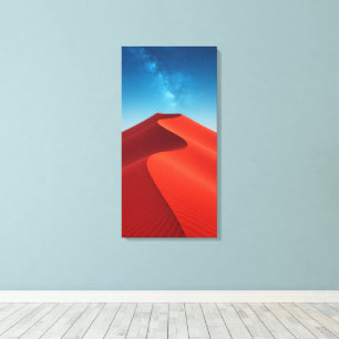 Zandduin in de woestijn canvas afdruk