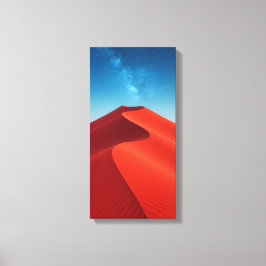 Zandduin in de woestijn canvas afdruk