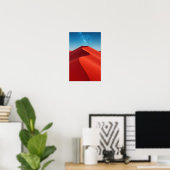 Zandduin in de woestijn poster (Thuiskantoor)