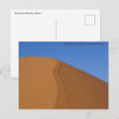 ZANDDUIN NAMIBIË AFRIKA BRIEFKAART (Voorkant / Achterkant)