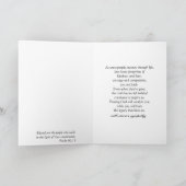 Zandduin Voetafdrukken Sympathie Kaart (Binnen)