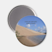 Zandduinen bij Silver Lake, Mears, Michigan Magnet (Voorkant / Achterkant)