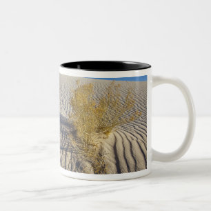 Zandduinen bij White Sands National Monument in 3 Tweekleurige Koffiemok