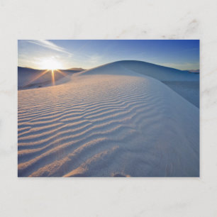 Zandduinen bij White Sands National Monument in 5 Briefkaart