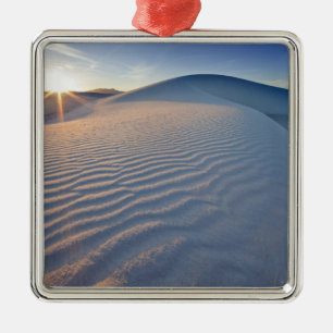 Zandduinen bij White Sands National Monument in 5 Metalen Ornament